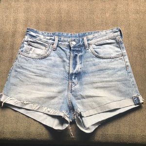 H&M High Waist Jean Shorts